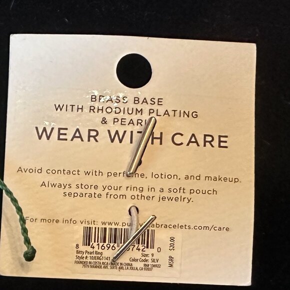 2 Pure Vida Rings and Bracelet - Perfect Gift!- Three items!!! - Picture 9 of 9